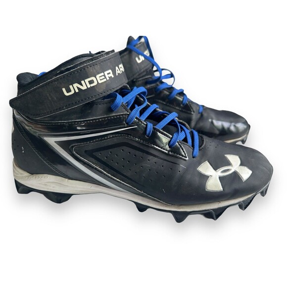 Under Armour Mens Crusher RM Football Cleats 1267431-001 Size 11.5 - Picture 2 of 16
